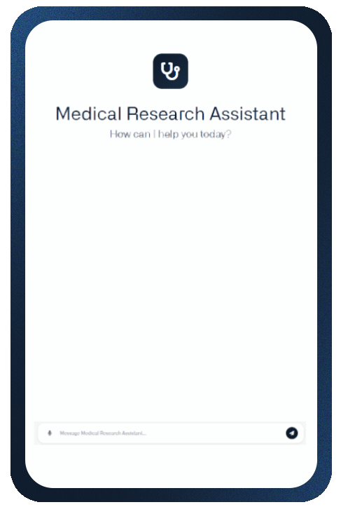 Medory AI Researcher interface